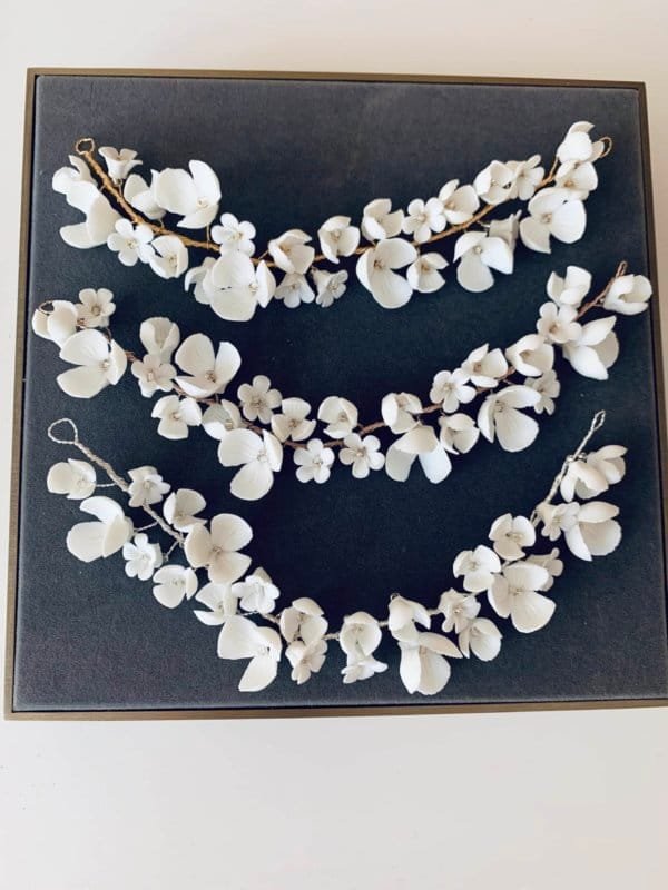 Haarschmuck Rosa in Ivory – Bild 5