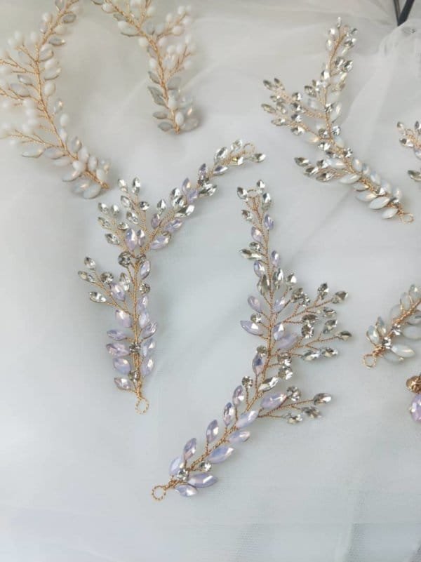 Haarschmuck Pippa Rosa Opal – Bild 6