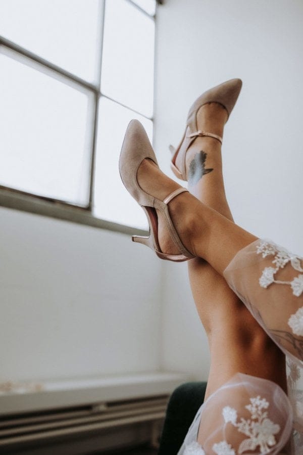 Brautschuh Sella grau – Bild 8